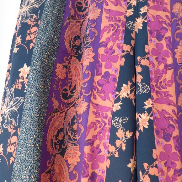 Soft Surroundings Wide Leg Full Length Curio Pants Black Multi USA Size Small - Picture 14 of 16